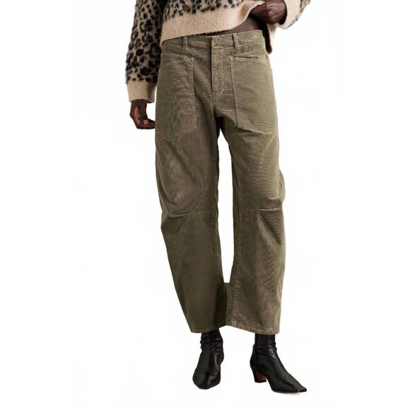 NILI LOTAN Pants - NEW NILI LOTAN shon corduroy pant in army grey